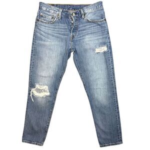 Levi's 501 Orginal Fit Distressed Straight Leg Jean Size: No Size